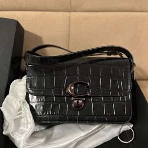 Coach Studio Crossbody Embossed leather Bag